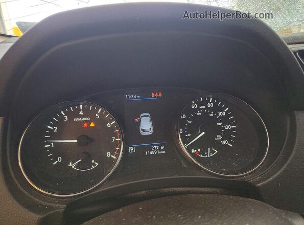 JN1BJ1AW6MW662489 2021 NISSAN ROGUE Серебряный Вид щитка приборов