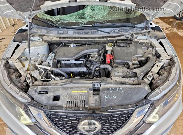 JN1BJ1AW6MW662489 2021 NISSAN ROGUE Серебряный Вид задней части салона