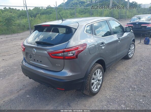 JN1BJ1AW7MW671122 2021 NISSAN ROGUE Gray Tył prawy