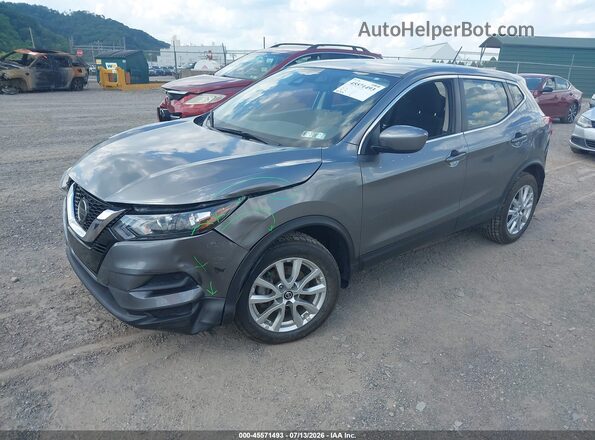 JN1BJ1AW7MW671122 2021 NISSAN ROGUE Gray Przód lewy