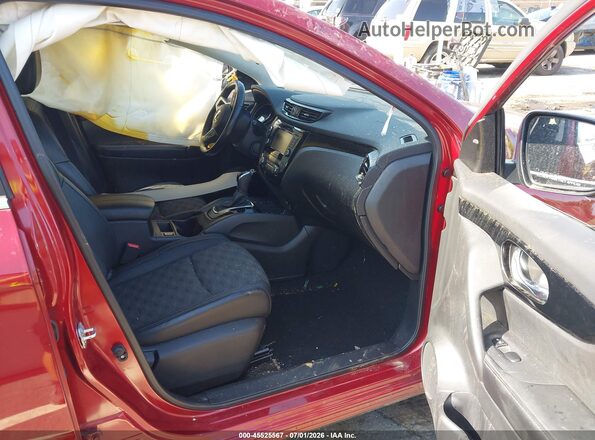 JN1BJ1BV3MW320522 2021 NISSAN ROGUE Red Vista interior delantera