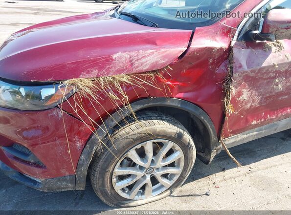 JN1BJ1BV3MW320522 2021 NISSAN ROGUE Red Vista frontal