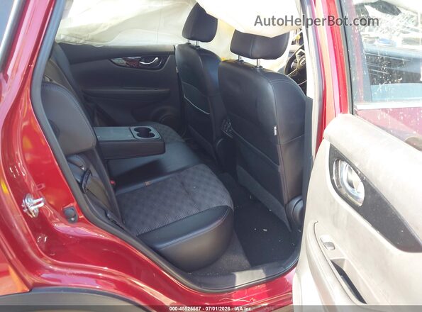 JN1BJ1BV3MW320522 2021 NISSAN ROGUE Red Vista de la etiqueta del VIN