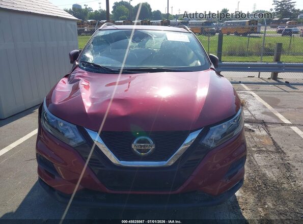 JN1BJ1BV3MW320522 2021 NISSAN ROGUE Red Vista interior trasera