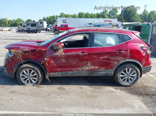 JN1BJ1BV3MW320522 2021 NISSAN ROGUE Red 
