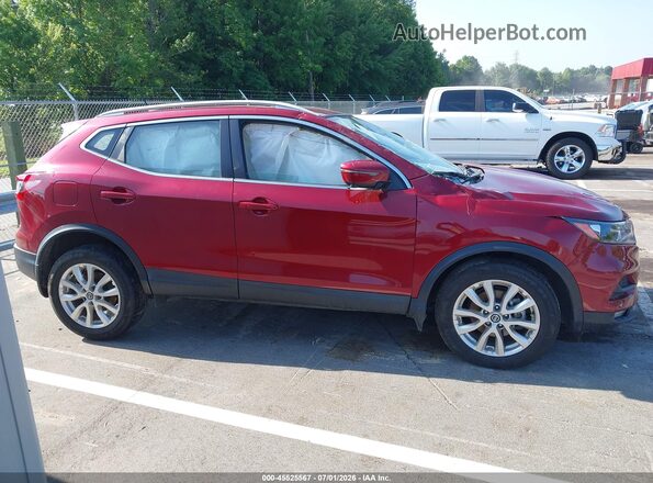 JN1BJ1BV3MW320522 2021 NISSAN ROGUE Red Vista interior de 360 grados