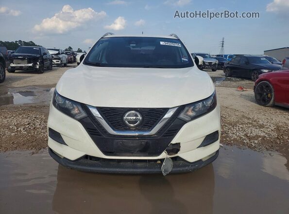JN1BJ1BV4MW320819 2021 NISSAN ROGUE White Դիմացի տեսք