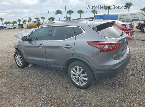 JN1BJ1BV4NW343129 2022 NISSAN ROGUE Gray Trasero izquierdo