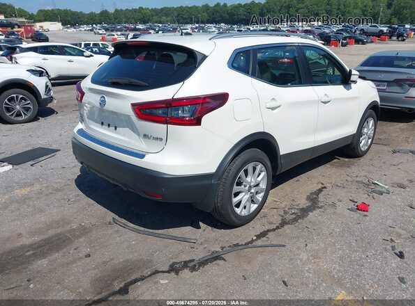 JN1BJ1BW5NW484431 2022 NISSAN ROGUE White Rear right