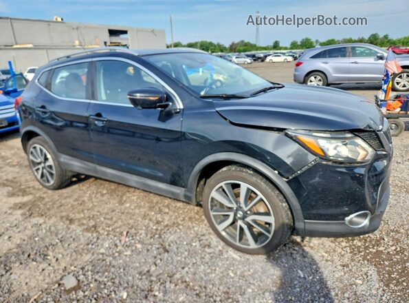 JN1BJ1CP0HW007353 2017 NISSAN ROGUE Black Delantero derecho