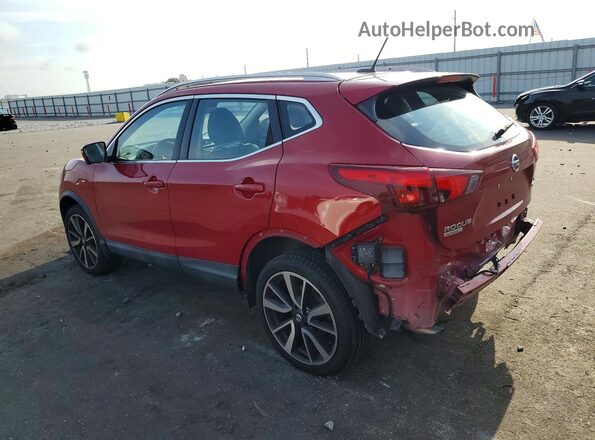 JN1BJ1CP0HW028364 2017 NISSAN ROGUE Red Rear left
