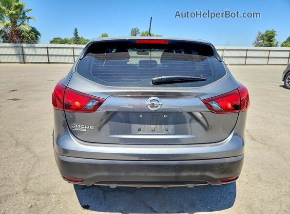JN1BJ1CP0JW160773 2018 NISSAN ROGUE Gray უკანა ხედი