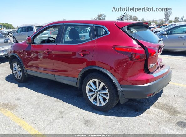 JN1BJ1CP0KW243394 2019 NISSAN ROGUE Burgundy Trasero izquierdo