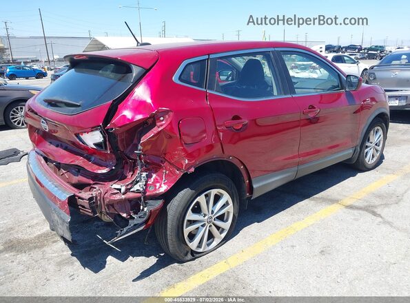 JN1BJ1CP0KW243394 2019 NISSAN ROGUE Burgundy Trasero derecho