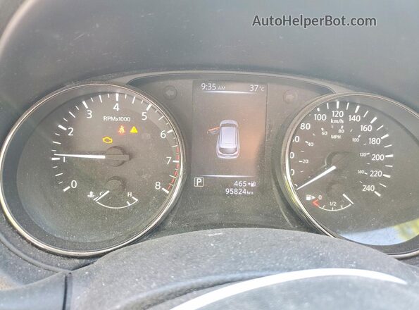 JN1BJ1CP1HW021858 2017 NISSAN QASHQAI Gray ხელსაწყოთა პანელის ხედი