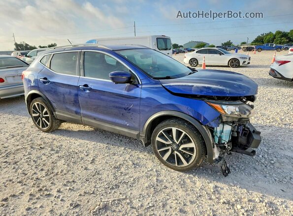 JN1BJ1CP2HW003224 2017 NISSAN ROGUE Blue Передня права чверть