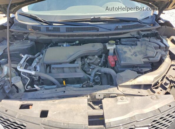 JN1BJ1CP2HW018693 2017 NISSAN ROGUE Black Շարժիչի բաժամունքի տեսք