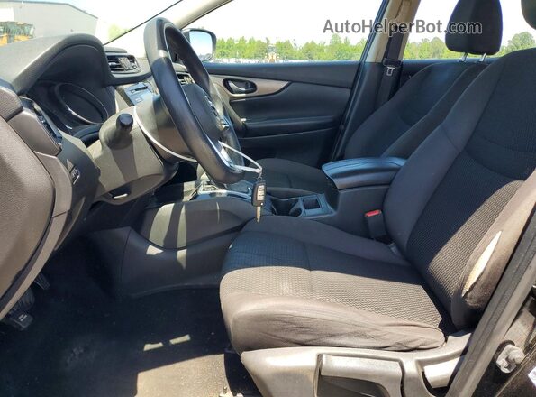 JN1BJ1CP2HW018693 2017 NISSAN ROGUE Black Սալոնի դիմացի տեսք