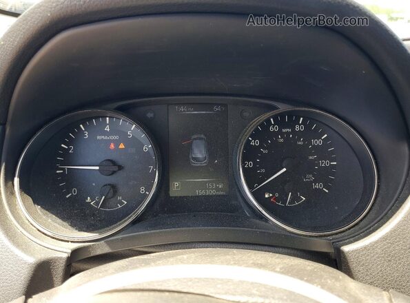 JN1BJ1CP2HW018693 2017 NISSAN ROGUE Black Սարքավորումների վահանակի տեսք