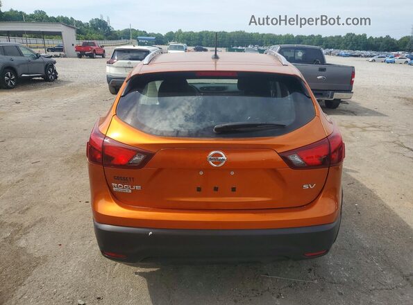 JN1BJ1CP2HW025708 2017 NISSAN ROGUE Orange Widok z tyłu