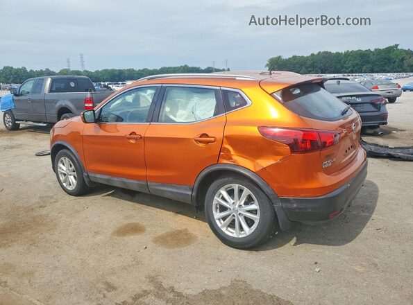 JN1BJ1CP2HW025708 2017 NISSAN ROGUE Orange Tył lewy