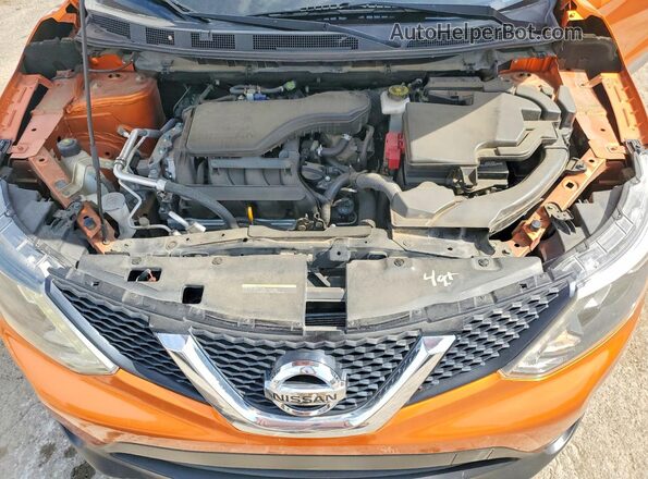 JN1BJ1CP2HW025708 2017 NISSAN ROGUE Orange Widok wnętrza z tyłu
