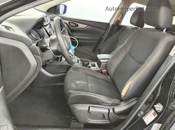 JN1BJ1CP4HW003340 2017 NISSAN ROGUE Black Front interior view