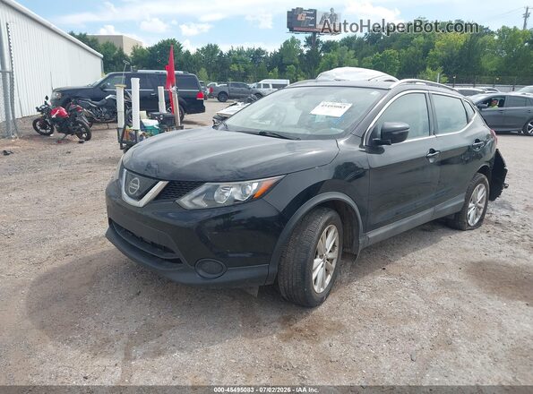 JN1BJ1CP4KW219616 2019 NISSAN ROGUE Black წინა მარცხენა ხედი სამი მეოთხედიდან