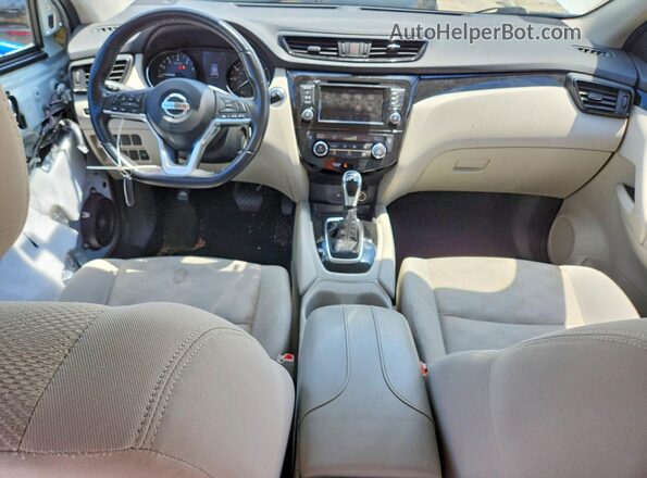 JN1BJ1CP6KW524809 2019 NISSAN ROGUE White Widok deski rozdzielczej