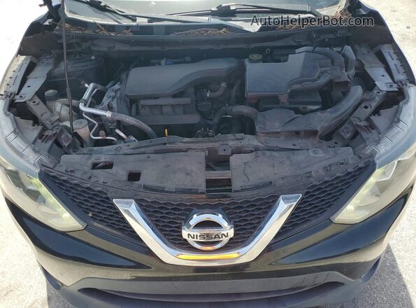 JN1BJ1CP7HW018575 2017 NISSAN ROGUE Black Вид підкапотного простору