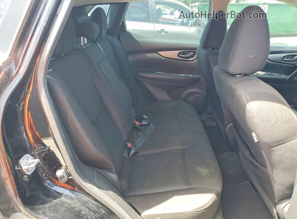 JN1BJ1CP7HW018575 2017 NISSAN ROGUE Black Вид задньої частини салону