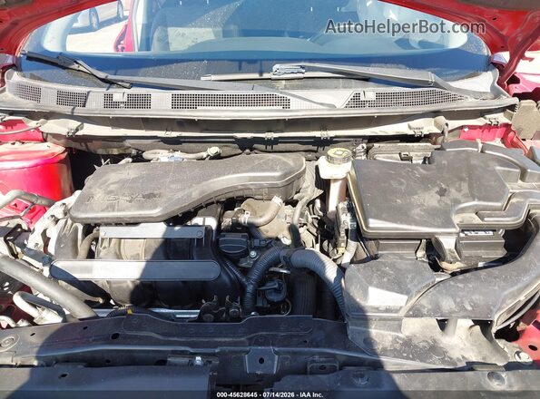 JN1BJ1CP7HW026658 2017 NISSAN ROGUE Красный Вид сзади