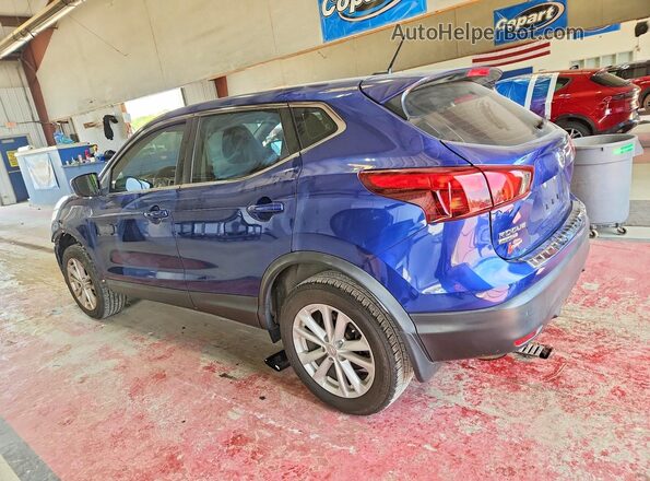 JN1BJ1CP7JW107939 2018 NISSAN ROGUE Blue უკანა მარცხენა