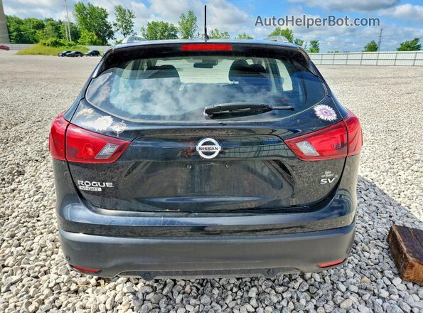 JN1BJ1CP7KW529596 2019 NISSAN ROGUE Black Հետևի տեսք