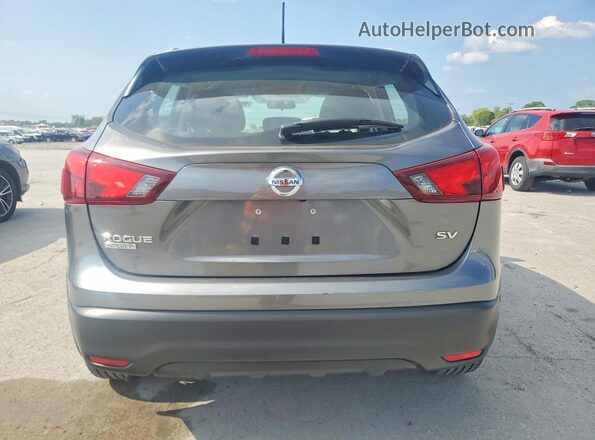 JN1BJ1CP8HW026703 2017 NISSAN ROGUE Gray Вид ззаду