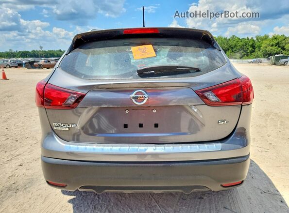 JN1BJ1CPXHW022541 2017 NISSAN ROGUE Gray Вид ззаду