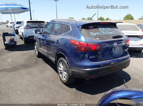 JN1BJ1CPXJW150333 2018 NISSAN ROGUE Blue უკანა მარცხენა