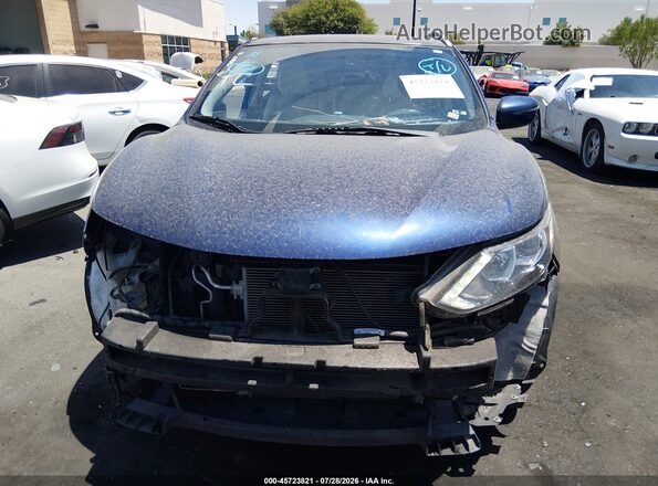 JN1BJ1CPXJW150333 2018 NISSAN ROGUE Blue უკანა სალონის ხედი