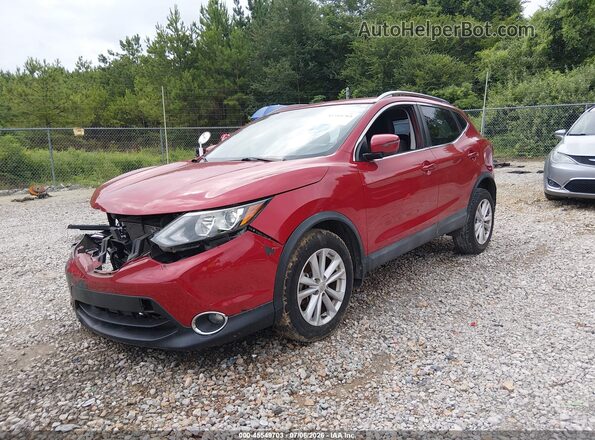 JN1BJ1CPXJW186376 2018 NISSAN ROGUE Red Передня ліва чверть