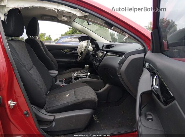 JN1BJ1CPXJW186376 2018 NISSAN ROGUE Red Вид салону спереду
