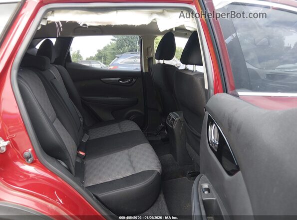 JN1BJ1CPXJW186376 2018 NISSAN ROGUE Red Вид наклейки з VIN-кодом