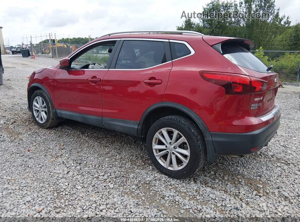 JN1BJ1CPXJW186376 2018 NISSAN ROGUE Red Задня ліва чверть