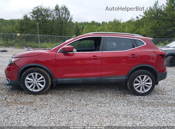 JN1BJ1CPXJW186376 2018 NISSAN ROGUE Red Панорамний вид салону 360°