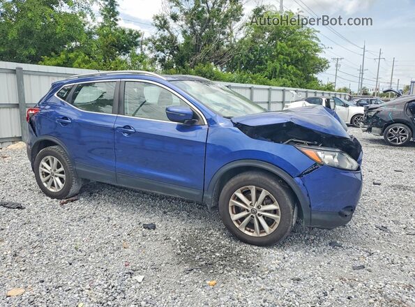 JN1BJ1CPXKW238767 2019 NISSAN ROGUE Синий Передняя правая четверть