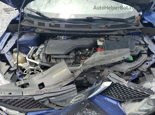 JN1BJ1CPXKW238767 2019 NISSAN ROGUE Синий Вид подкапотного пространства
