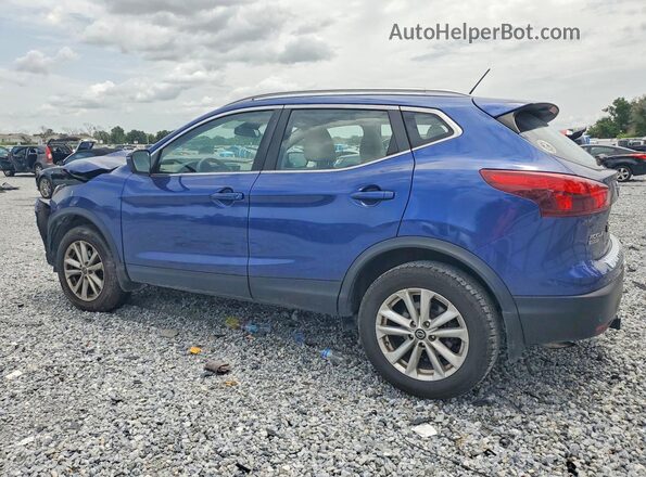 JN1BJ1CPXKW238767 2019 NISSAN ROGUE Синий Задняя левая четверть