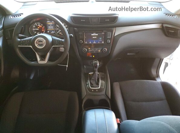 JN1BJ1CPXKW240664 2019 NISSAN ROGUE White Вид панелі приладів