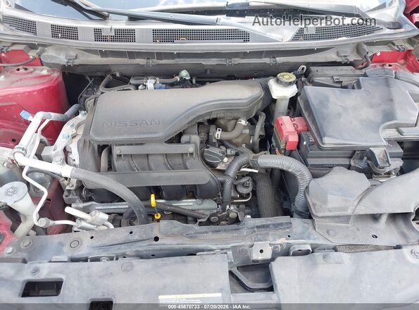 JN1BJ1CR2HW112090 2017 NISSAN ROGUE Red Вид ззаду