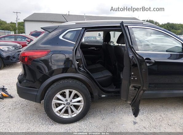JN1BJ1CR3KW342177 2019 NISSAN ROGUE Black VIN კოდის სტიკერის ხედი