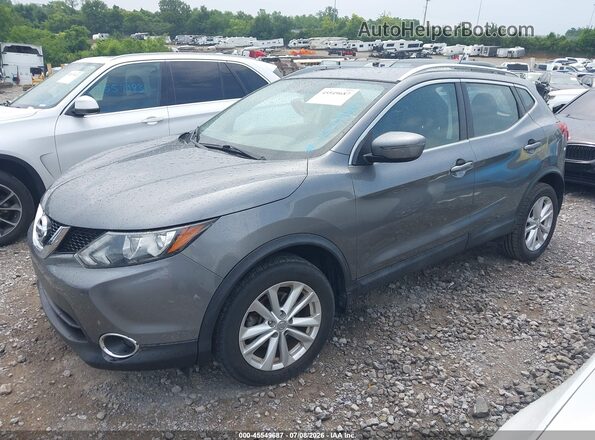 JN1BJ1CR9HW112569 2017 NISSAN ROGUE Gray Przód lewy